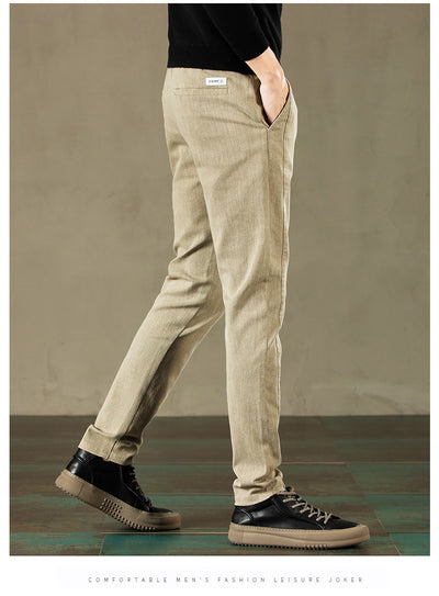 Pantalones Deportivos Rectos Elásticos para Hombre - Image 33