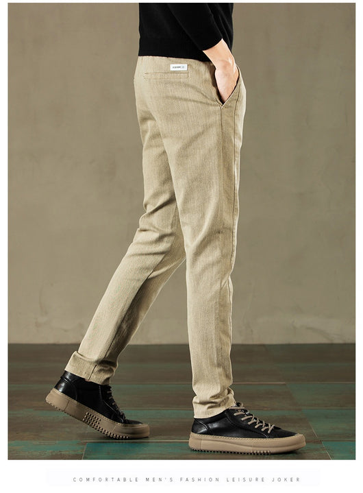 Pantalones Deportivos Rectos Elásticos para Hombre - Image 33