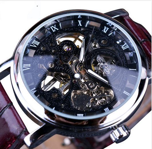 Reloj Mecánico Hombre Estilo Retro Romana con Diseño Hueco - Image 20