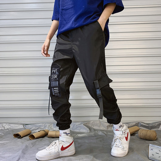 Pantalones Hip Hop para Hombre - Estilo Urbano Relajado - Image 9