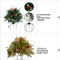 Decoración Navideña LED de Pino Artificial para Exterior