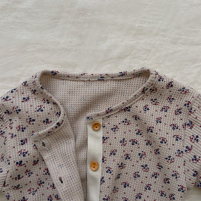 Mono Largo de Algodón con Estampado de Waffle y Botones Únicos - Image 4