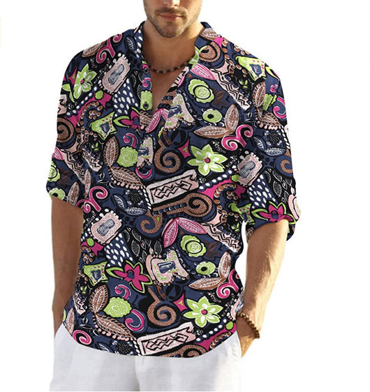 Camisa Casual de Playa para Hombre - Estilo Relajado - Image 10