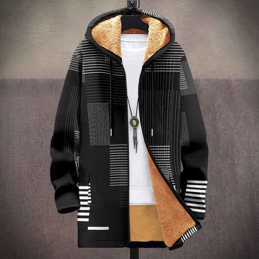 Cardigan con Capucha Grueso para Invierno - Image 19