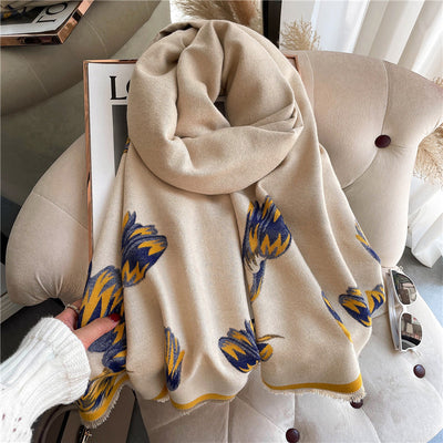Bufanda Reversible Estampada para Mujer - Diseño Doble Cara y Cálida - Image 12