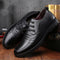 Zapatos de Cuero para Hombre Estilo Business Casual con Cordones Transpirables
