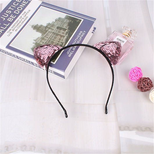 Diadema de Orejas de Gato Lentejuelas - Accesorios para el Cabello Infantiles - Image 27