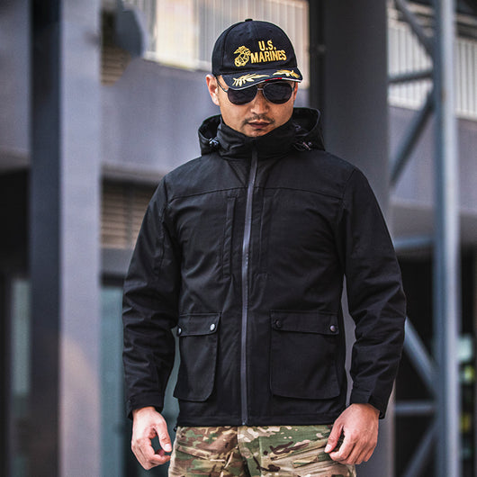 Chaqueta Táctica Camuflaje para Hombre - Estilo Outdoor Versátil - Image 9