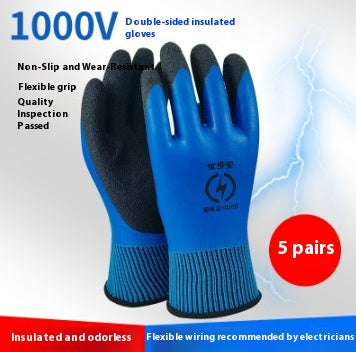 Cinturón y Guantes de Seguridad Aislados Doble Cara para Electricistas - Image 14