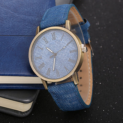 Pulsera Reloj Fashion de Denim para Mujer - Estilo Explosivo - Image 4