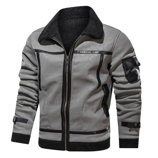 Chaqueta de Cuero Premium Estilo Europeo con Forro de Terciopelo - Image 2