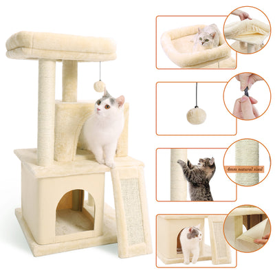 Torre de Lujo para Gatos con Doble Condominio y Percha Espaciosa - Image 22