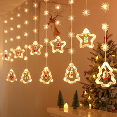 Cadena de Luces Navideñas para Cortinas - Image 30