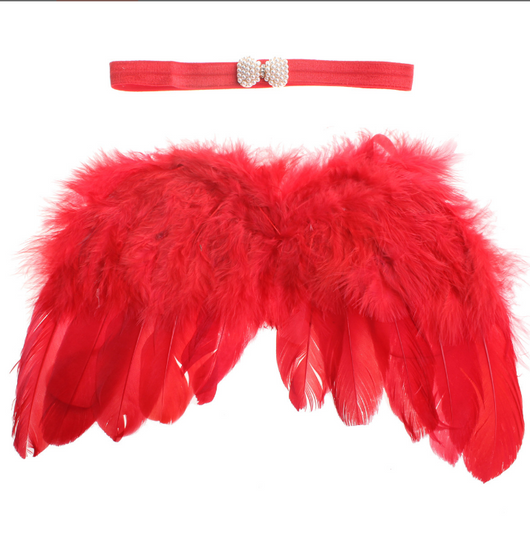 Diadema Infantil con Alas de Ángel Emplumadas - Image 9