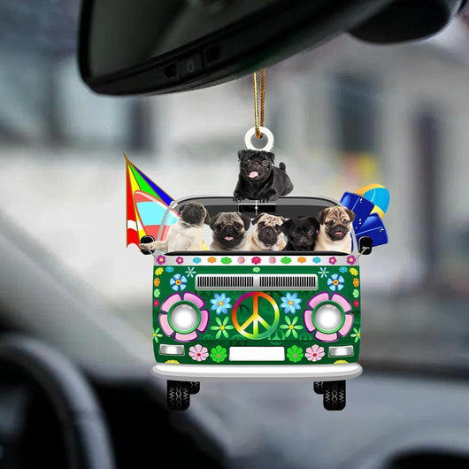 Adorno Colgante Perro Durmiente Ángel - Decoración Acrílica para Hogar y Automóvil - Image 40