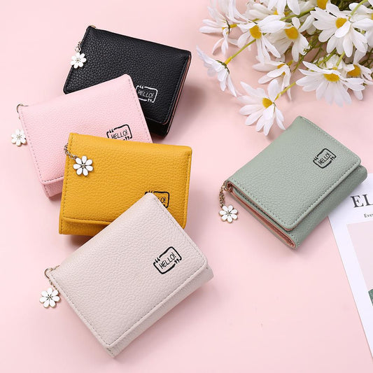Billetera Minimalista Plegable para Mujer - Diseño Adorable