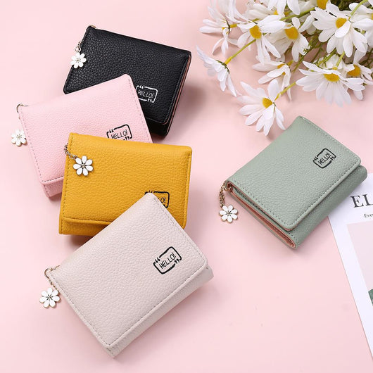 Billetera Minimalista Plegable para Mujer - Diseño Adorable