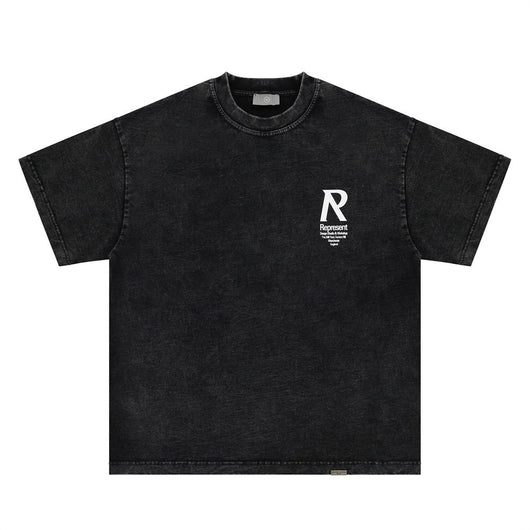 Camiseta Estampada Lavada y Desgastada para Hombre - Image 10