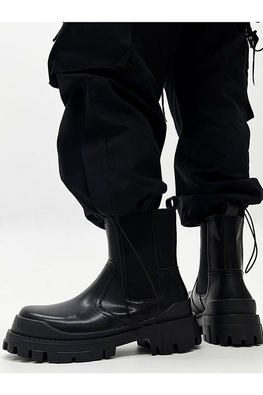 Botas Clásicas Negras de Alta Calidad Estilo Británico - Image 5