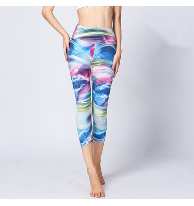 Pantalones de Yoga Cintura Alta con Estampado Digital - Image 27