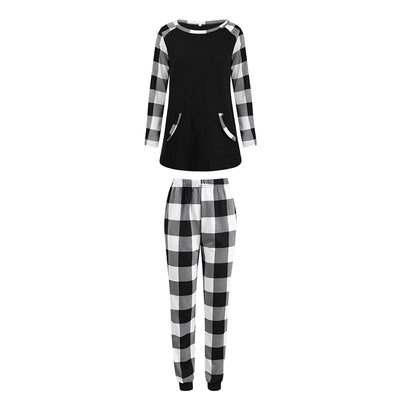 Conjunto de Casa Cuadros para Mujer - Pijama Holgado Cómodo - Image 11