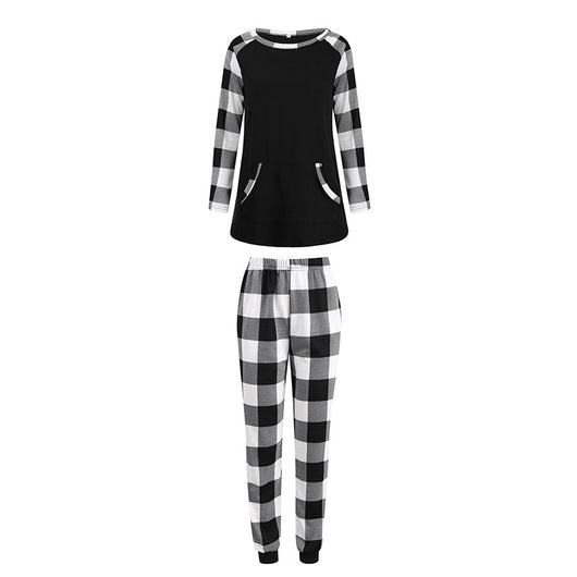 Conjunto de Casa Cuadros para Mujer - Pijama Holgado Cómodo - Image 11