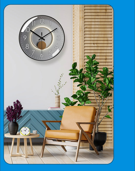 Reloj de Pared Silencioso Lujo Americano para Sala de Estar - Image 14