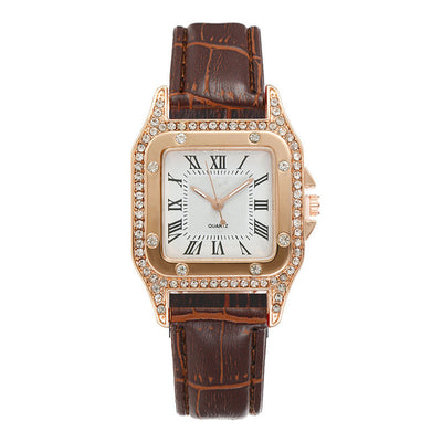 Reloj Cuadrado con Cristales para Mujer - Image 7