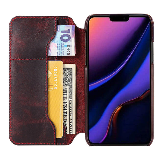 Funda Flip de Cuero Genuino con Ranuras para Tarjetas - Image 21
