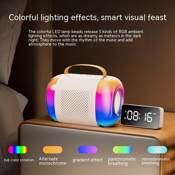 Parlante Karaoke Portátil con Micrófono Integrado y Bluetooth