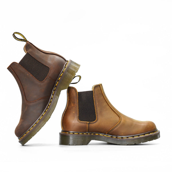Botas Vintage de Cuero Crazy Horse para Mujer con Costura Real