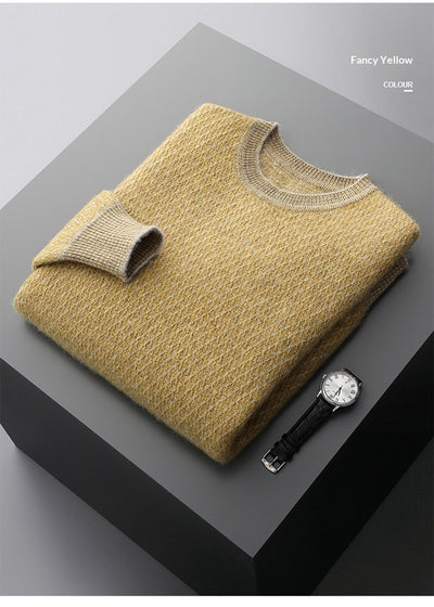 Suéter Ejecutivo de Cuello Redondo para Otoño e Invierno - Image 18