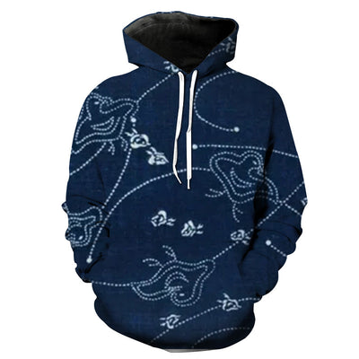 Camiseta Manga Larga Hombre Diseño Paisaje Arte Europeo Tendencia Primavera Otoño - Image 4