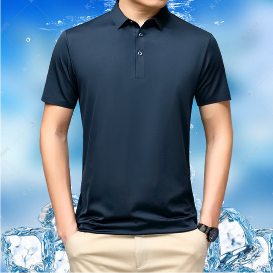 Polo de Seda Mulberry para Hombre - Elegancia y Comodidad