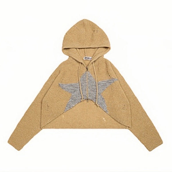 Chaqueta Suéter Tejida Oversized para Mujer