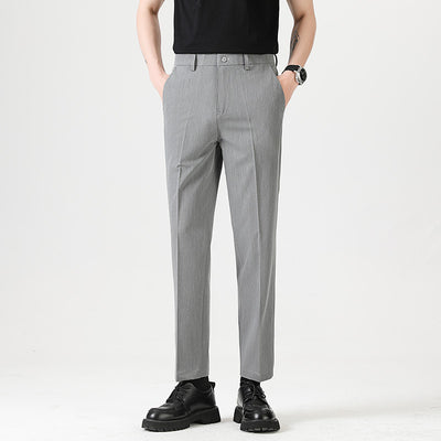Pantalones Casuales Elásticos Slim Fit Lujo Ligero para Hombre - Image 8