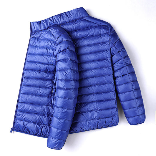 Chaqueta Acolchada Ligera Cuello Alto Talla Grande para Hombre - Image 7