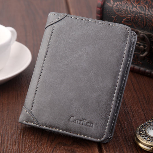 Billetera Corta para Hombre Multi-Tarjeta con Cierre de Botón - Image 11
