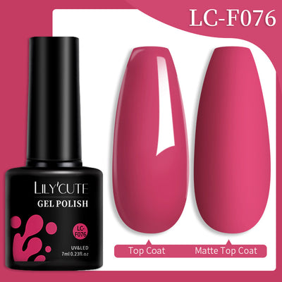 Set de Pegamento para Uñas con Brillo de Color Sólido - Image 12