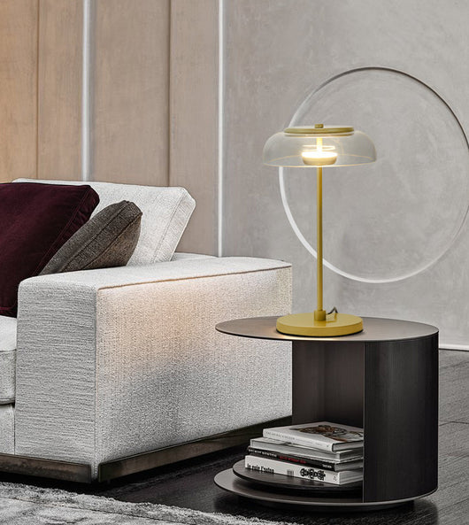 Lámpara LED de Escritorio Minimalista con Diseño en Vidrio - Image 3