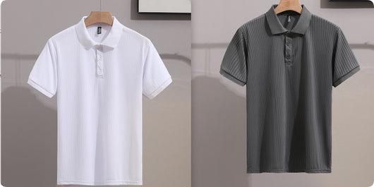 Camisa Ejecutiva Slim Fit de Manga Corta con Cuello Solapa - Image 12
