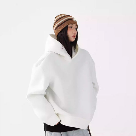 Sudadera Holgada con Capucha y Capas de Aire Aislante - Estilo Urbano - Image 9