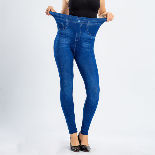 Leggins sin Costuras Estilo Denim con Efecto Levantador - Image 12