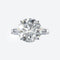 Creative Fashion Three Stone Diamond Women's Ring Blanco No.5