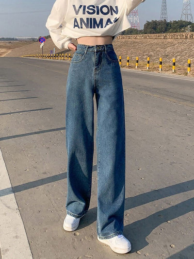 Pantalones Vaqueros Anchos y Holgados para Mujer - Denim Baggy Moderno
