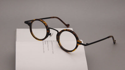 Gafas Retro Marco Redondo Metal para Miopía - Image 13
