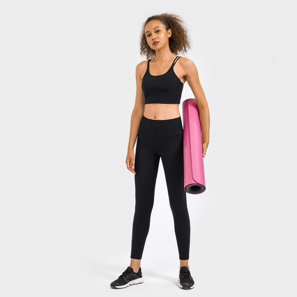 Pantalones Deportivos de Talle Alto con Compresión Abdominal para Correr
