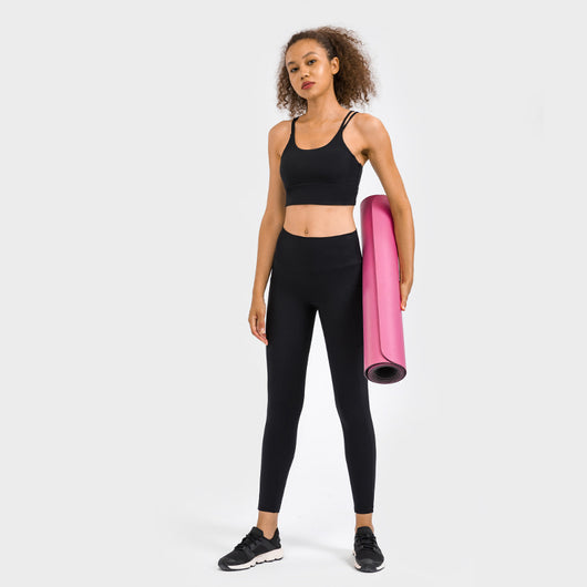 Pantalones Deportivos de Talle Alto con Compresión Abdominal para Correr