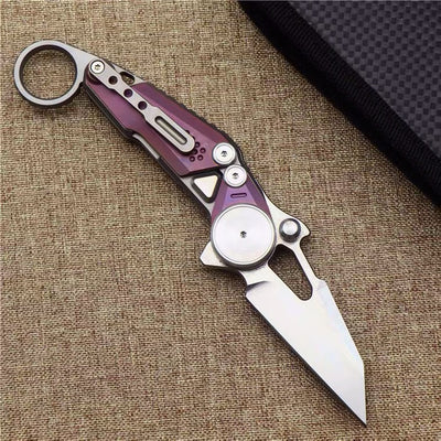 Cuchillo Plegable de Aleación de Titanio y Alta Dureza - Image 10