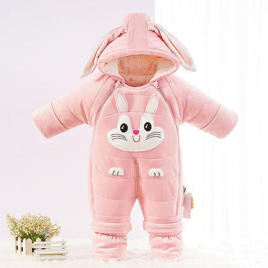 Pijama Enterizo de Algodón con Plumón para Recién Nacido - Image 9